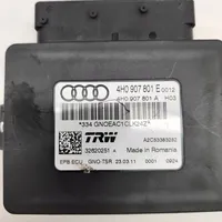 Audi A6 C7 Unité de contrôle, module EMF frein arrière 4H0907801E