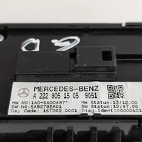 Mercedes-Benz S W222 Interruttore di controllo dell’alzacristalli elettrico A2229051505