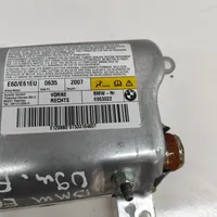 BMW 5 E60 E61 Sēdekļa drošības spilvens 6963022