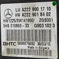 Mercedes-Benz S W222 Ilmastoinnin ohjainlaite A2229001710