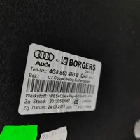 Audi A7 S7 4G Tavaratilan kaukalon tekstiilikansi 4G8863463B