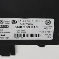 Volkswagen Golf VII Autonominio šildytuvo (webastos) valdymo blokas 5Q0963513