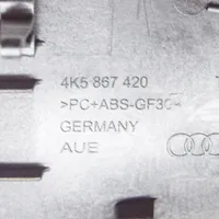 Audi A6 S6 C8 4K Takaoven ikkunan kytkimen kehys 4K5867420
