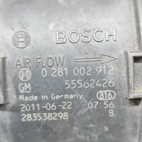 Opel Insignia A Mass air flow meter 55562426