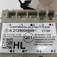 Mercedes-Benz E W213 Oven ohjainlaite/moduuli A2139004609