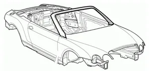 Bentley Continental Cita virsbūves detaļa 3W7817273G
