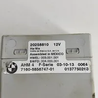 BMW 3 GT F34 Priekabos kablio valdymo blokas 6856747