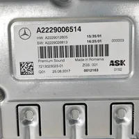 Mercedes-Benz GLC X253 C253 Äänentoistojärjestelmäsarja A2228202200