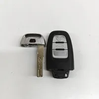 Audi A5 8T 8F Užvedimo raktas (raktelis)/ kortelė 8K0959754H