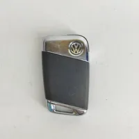 Volkswagen PASSAT B8 Užvedimo raktas (raktelis)/ kortelė 3G0959752BC