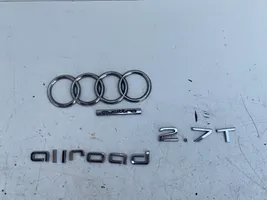 Audi A6 Allroad C5 Emblemat / Znaczek tylny / Litery modelu 