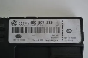 Audi A8 S8 D3 4E Modulo di controllo del corpo centrale 4E0907289