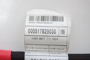 Fiat Grande Punto Positive cable (battery) 0051782903