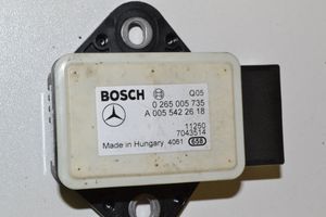 Mercedes-Benz CLS C218 X218 Czujnik przyspieszenia A0055422618