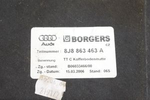 Audi TT TTS Mk2 Tappeto di rivestimento del fondo del bagagliaio/baule 8J8863463A