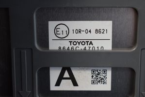 Toyota Prius (XW50) Caméra de pare-chocs arrière 8646C47010