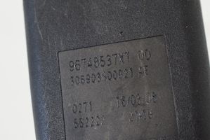 Citroen DS4 Klamra tylnego pasa bezpieczeństwa 96748537XT