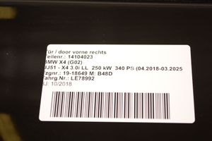 BMW X4 G02 Etuoven verhoilu 7410282