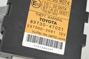 Toyota Prius (NHW20) Hälytyksen ohjainlaite/moduuli 2370003091