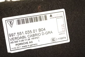 Porsche 997 Wykładzina bagażnika 99755103501