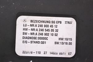 Mercedes-Benz ML W164 Moduł / Sterownik hamulca postojowego EMF A2465450532