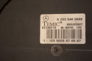 Mercedes-Benz CLK A209 C209 Aro de refuerzo del ventilador del radiador A2035001593