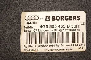 Audi A6 C7 Tappeto di rivestimento del fondo del bagagliaio/baule 4G5863463D