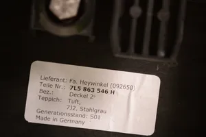Porsche Cayenne (9PA) Tappeto di rivestimento del fondo del bagagliaio/baule 7L5863546H