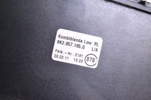 Audi A4 S4 B8 8K Kojelaudan hansikaslokeron lista 8K2857185G