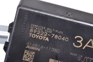 Lexus NX Sterownik / Moduł elektrycznej klapy tylnej / bagażnika 8922278040