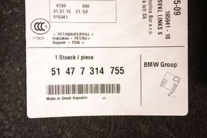 BMW i3 Rivestimento pannello inferiore del bagagliaio/baule 51477314755