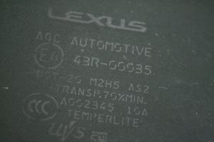 Lexus RX 450H Vetro del deflettore della portiera anteriore - quattro porte 43R00035