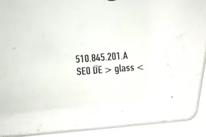 Volkswagen Golf Sportsvan Front door window glass four-door 510845201A