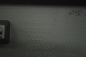 Audi A6 Allroad C6 Garniture latérale de console centrale arrière 4G9867973D