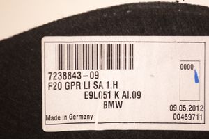 BMW 1 F20 F21 Rivestimento pannello inferiore del bagagliaio/baule 7238843