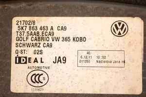 Volkswagen Golf VI Tappeto di rivestimento del fondo del bagagliaio/baule 5K7863463A