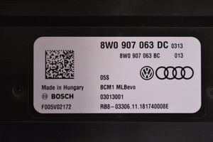 Audi A4 S4 B9 Central body control module 8W0907063BC