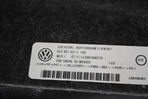 Volkswagen Jetta VI Rivestimento pannello inferiore del bagagliaio/baule 5C6867427E