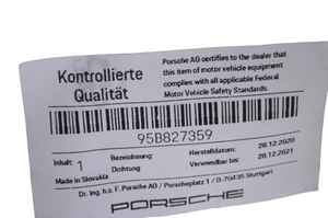 Porsche Macan Altra parte della carrozzeria 95B827359