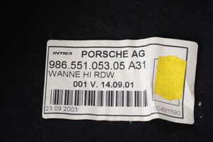 Porsche Boxster 986 Tappeto di rivestimento del fondo del bagagliaio/baule 98655105305