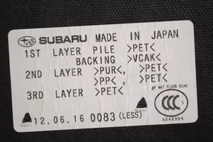 Subaru XV Tapis de coffre 
