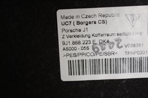 Porsche Taycan 9J1 Apatinis, bagažinės šono, apdailos skydas 9J1868223