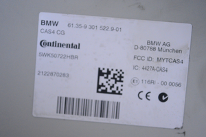 BMW 6 F12 F13 CAS valdymo blokas/ modulis 9301522