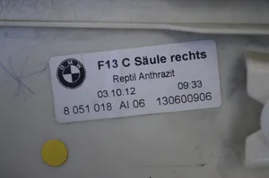 BMW 6 F12 F13 Osłona górna słupka / B 8051018