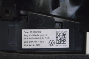Volkswagen T-Roc Kojelaudan tuuletussuuttimen suojalista 2GB819704H