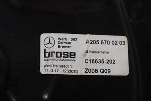 Mercedes-Benz E W238 Elektryczny podnośnik szyby drzwi tylnych A2056700203