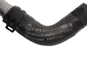 Mercedes-Benz S C217 Przewód / Wąż chłodnicy A2782000551