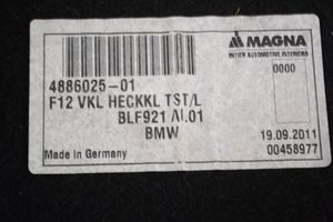 BMW 6 F12 F13 Poszycie / Tapicerka tylnej klapy bagażnika 4886025