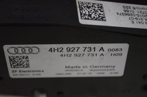 Audi A8 S8 D4 4H Pavarų perjungimo svirtis 4H2927731A