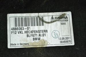 BMW 6 F12 F13 Keskikonsolin takasivuverhoilu 4886063